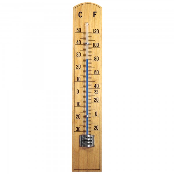 Termometro madera 20 cm.  105