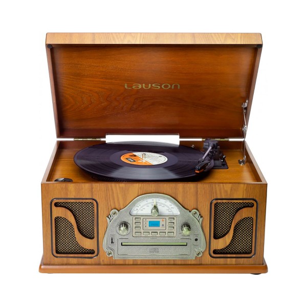 Lauson ivx22 tocadiscos clásico de madera cd radio grabación digital mp3 bluetooth vinilo Lauson ivx22 tocadiscos clásico de madera cd radio grabación digital mp3 bluetooth vinilo