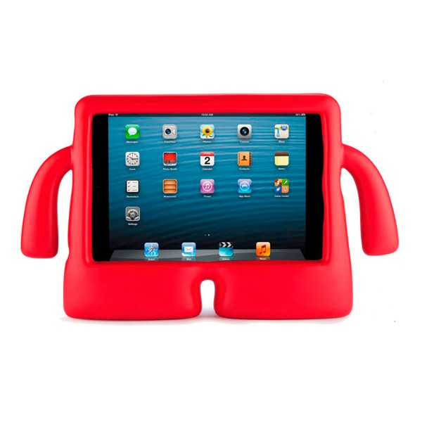 Jc funda antigolpes con forma divertida muñeco rojo tablets de 10'' ideal para niños