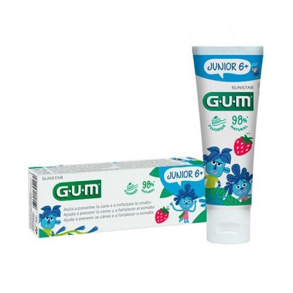 Gum Junior Gel Dental Fresa +6a 50ml