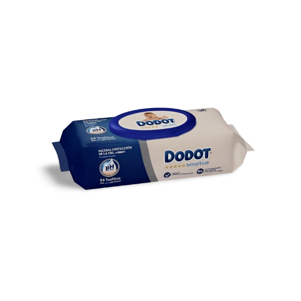 Dodot toallitas Sensitive 54uds