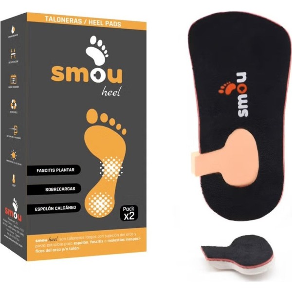 Smou Heel Talonera Larga Fascitis Y Espolón 45/46/47 1 Par