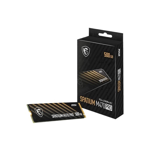 Msi ssd spatium m470 pro 500gb pcie 4.0 5500mbs